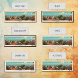 Chitungwiza, Zimbabwe Panoramic Canvas Print, Chitungwiza, Zimbabwe Painting, Zimbabwe Art, Chitungwiza Travel Poster, Travel Art, Vacation Gift