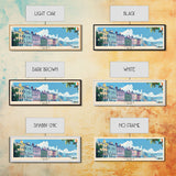 Cork, Ireland Panoramic Canvas Print, Cork, Ireland Painting, Ireland Art, Cork Travel Poster, Travel Art, Guest Room Painting