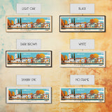 Corrientes, Argentina Panoramic Canvas Print, Corrientes, Argentina Painting, Argentina Art, Corrientes Travel Poster, Travel Art, Vacation Gift