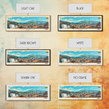 Latacunga, Ecuador Panoramic Canvas Print, Latacunga, Ecuador Painting, Ecuador Art, Latacunga Travel Poster, Travel Art, Housewarming Gift