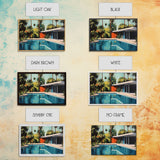 The Pool House, Mid Century Modern Decor, Framed Wall Art, Architectural Print, Retro Art, Swimming Pool Art, Framed Painting