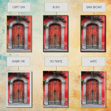 Hacienda Architecture Framed Canvas Print, Mexican Wall Art, Art of Mexico, Original Artwork, Wood Framed Ready To Hang