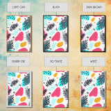 Colorful Abstract Painting Canvas Print, Retro Style Wall Art