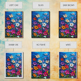 Wildflower Oil Painting Print, Wildflowers Home Decor, Boho Wall Art, Botanical Art, Oil Painting Wall Art, Floral Wall Prints