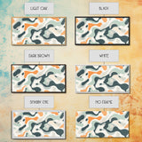 Abstract Camo Pattern Wall Art Framed Canvas Print, Man Cave Decor, Gift For Him, Retro Modern Abstract Art