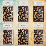 Cute Funky Kitchen Art, Kawaii Wall Art, Kawaii Decor, Restaurant Decor, Kitchen Painting, Dining Room Wall Art, Pizza, Hot Dogs Etc