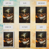 Last Supper Wall Art, Framed Canvas Print, Christmas Decor, Christian Decor, Oil Painting Of The Last Supper