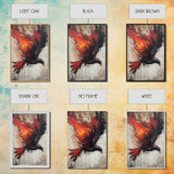 Graffiti Phoenix Canvas Print, Phoenix Painting, Grunge Punk Art, Office Decor, Man Cave Wall Art, Office Decor For Men, Gift For Him