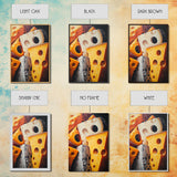 Kitchen Wall Art Painting of Cheese Canvas Print, Kitchen Decor, Modern Kitchen, Food Review Prop Decor
