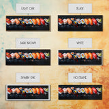Retro Sushi Painting Print, Canvas Art, Kitchen Decor, Dining Room Decor, Eclectic Home Decor, Food Lover Gift, Japanese Style Decor