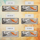 Koi Fish Painting Print, Panoramic Wabi Sabi Wall Art, Horizontal Art, 24x72 Art, Oversized Wide Wall Art, Koi Fish Wall Art
