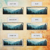 Mountain Painting Print, Mountain Art, Panoramic Wall Art, Extra Wide Horizontal Art, Ultra Wide Wall Art, Blue Ridge Mountains Painting