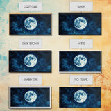 Abstract Oil Painting Print Of The Full Moon - Framed Canvas Print - Ready To Hang - Full Moon Art - Witchy Decor - Full Moon Painting