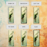 Framed Canvas Print Wabi Sabi Botanical Art Mossy Tree Artwork Unique Nature Decor Tall Skinny Art Wabi Sabi Wall Art Living Room Accent