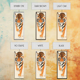 Framed Canvas Print Intense Tiger Painting, Wild Animal Art, Bold Orange Wall Decor, Living Room Above Sofa Art, Unique Gift Idea