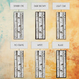 Classic Birch Trees Black and White Wall Art Framed Canvas Print Rustic Farmhouse Art Tall Narrow Art Guest Room Decor