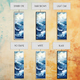 Ocean Waves Canvas Print Coastal Wall Art Nautical Decor Seascape Painting Above Bed Art Living Room Art Blue Green Wall Gift