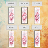 Elegant Perfume Bottles Framed Canvas Print Pink Abstract Art Wabi Sabi Decor Light Pink Bedroom Artwork Feminine Minimalist Wall Art