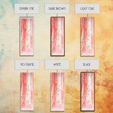 Curtain Reflection Canvas Print, soft floral vintage curtain painting with romantic pink tones, elegant tall skinny wall art for bedroom.