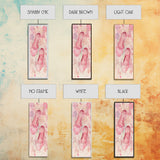 Ballet Flats Pink Abstract Canvas Print, Light Pink Wall Art, Whimsical Rustic Decor, Minimalist Living Room Art, Above Bed Artwork