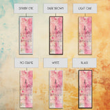 Musical Notes Abstract Canvas Print Pink Abstract Art Whimsical Art Rustic Decor Gift Idea Music Lovers Light Pink Wall Art
