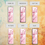 Delicate Cherry Blossom Framed Canvas Print Featuring Japanese-Inspired Botanical Prints for Bedroom or Living Room Wall Art