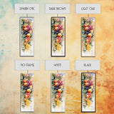 Vibrant Fruit Canvas Print with Grapes and Apples, Fall Rustic Kitchen Art, Farmhouse Vertical Living Room Wall Decor