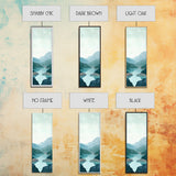 Misty River Landscape Canvas Print Smoky Mountain Art Coastal Wall Art Bedroom or Living Room Rustic Decor Panoramic Wall Piece