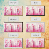 Artistic Brushes Canvas Print Pink Abstract Art Tools Studio Decor Light Pink Wall Art Boho Minimalist Wabi Sabi Artist Gift Idea