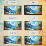 Tropical Beachscape Canvas Print Coastal Landscape Art Hawaii Decor Living Room Art Above Couch Art Nautical Wall Art Gift Idea