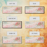 Romantic Rose Painting Canvas Print Featuring Bridal Lace, Botanical Prints Ideal Bedroom Art or Wedding Gift Idea
