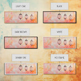 Moroccan Lanterns Canvas Print Pink Orange Wall Art Boho Decor Rustic Living Room Artwork Horizontal Farmhouse Style Gift Idea