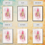 Radiant Pink Lipstick Canvas Print | Feminine Wall Art | Makeup Lover Decor | Modern Minimalist Art | Bathroom Accent | Gift Idea Her