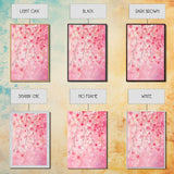 Cherry Blossom Lights Canvas Print Romantic Bedroom Art Cherry Wall Art Light Pink Wall Art Living Room Art Boho Home Decor