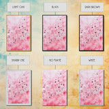 Pink Musical Notes Canvas Print, Whimsical Art, Music Lover Gift, Pink Wall Art for Dorm, Light Pink Wall Art, Artistic Decor, Living Room Art