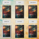 Cosmic Science Canvas Print Abstract Scientific Artwork Universe Wall Art Therapy Art Modern Space Decor Astronomy Lover Gift