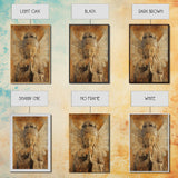 Serene Angel Sculpture Framed Canvas Print Angels Wall Art Rustic Wall Art Therapy Art Sacred Peaceful  Art Living Room Décor