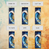 Ocean Wave, coastal decor, nautical painting, seascape painting, blue and green wall art, extra wide art, Canvas Print
