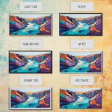 Grand Canyon, Southwest Wall Art, Extra Wide Art, Panoramic Painting, Landscape Painting, Above Bed Wall Art, Canvas Print