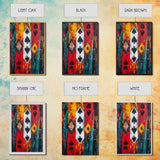 Playing Card Art, chicano art, bold abstract painting, moody art, graffiti wall art, framed canvas print, gift idea, rustic decor