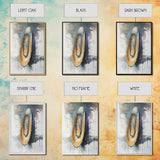 Abstract Oyster, oyster painting, oyster shell painting, coastal wall art, wabi sabi art, neutral wall art, canvas print, home decor