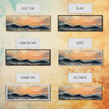 Stormy Ocean, Dramatic Sea Painting, Moody Coastal Wall Art, Nautical Decor, Canvas Print, Sunset Waves, Living Room Artwork