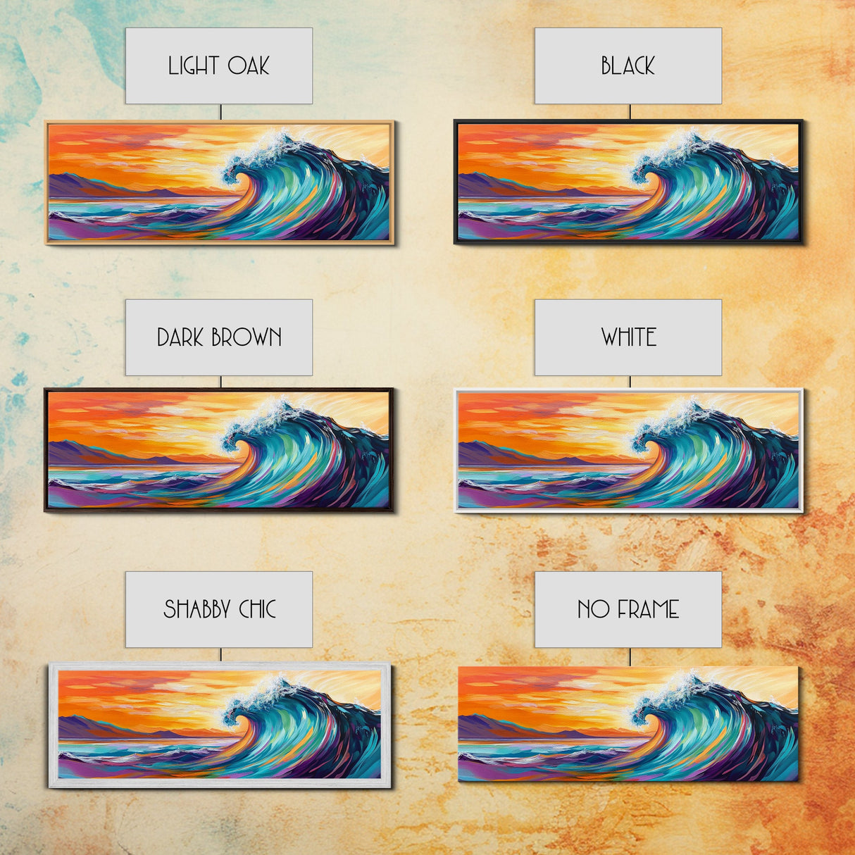 Ocean Wave, Dynamic Seascape Painting, Surfer’s Paradise Art, Coastal Decor, Canvas Print, Living Room Artwork, Beach House Art