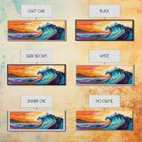 Ocean Wave, Dynamic Seascape Painting, Surfer’s Paradise Art, Coastal Decor, Canvas Print, Living Room Artwork, Beach House Art