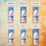 Coastal Clouds, Beach Landscape, Ocean Wall Art, Canvas Print, Blue Sky, Minimalist Home Decor, Living Room Art, Nautical Aesthetic