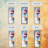 Cherry Blossom Tree, Serene Landscape Painting, Romantic Pink Art, Tranquil Nature Decor, Spring Home Decor, Framed Canvas Print