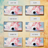 Abstract Explosion, Pink Cloud Art, Surreal Dreamy Painting, Modern Pastel Wall Decor, Whimsical Home Aesthetic, Framed Canvas Print