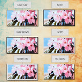 Pink Cherry Blossoms, Floral Wall Art, Romantic Botanical Print, Spring Bloom Decor, Nature-Inspired Aesthetic, Bedroom Framed Canvas Print