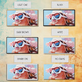 Summer Girl, Beach Art, Coastal Canvas Print, Sun Lover Wall Decor, Boho Wall Art, Vibrant Painting, Relaxing Wall Art, Living Room Decor