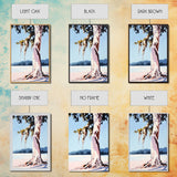 Rustic Tree Painting, Nature Wall Art, Moody Landscape, Framed Canvas Print, Neutral Tones, Boho Art, Living Room Wall Art, Farmhouse Decor